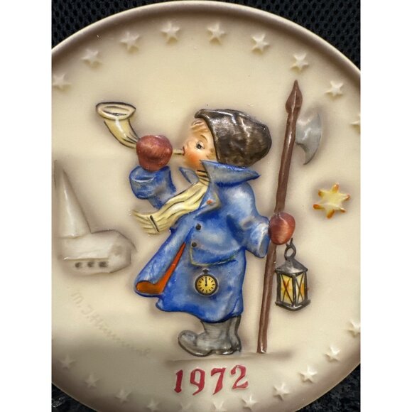 Vintage Hummel Goebel Annual Collector Plates 1972-1977 Set Of 4 Decorative Art - Picture 5 of 9